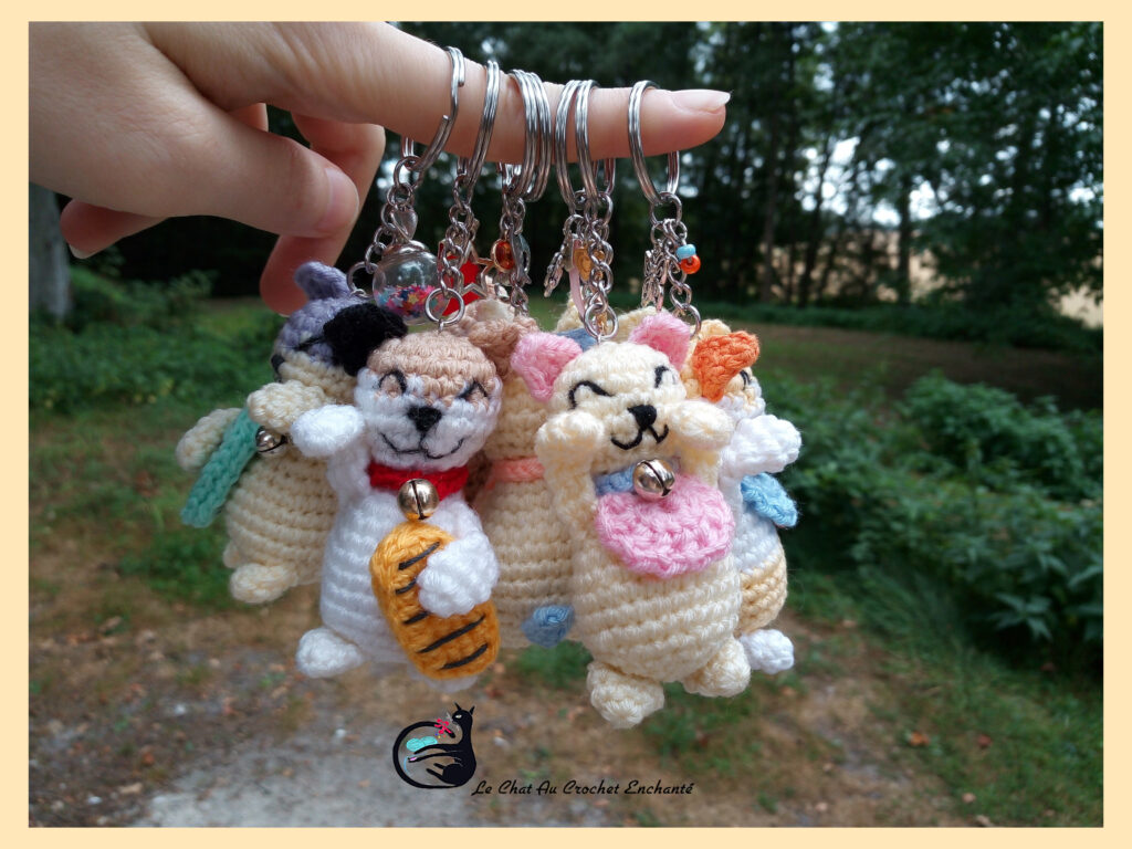 Maneki Neko au crochet porte-clé